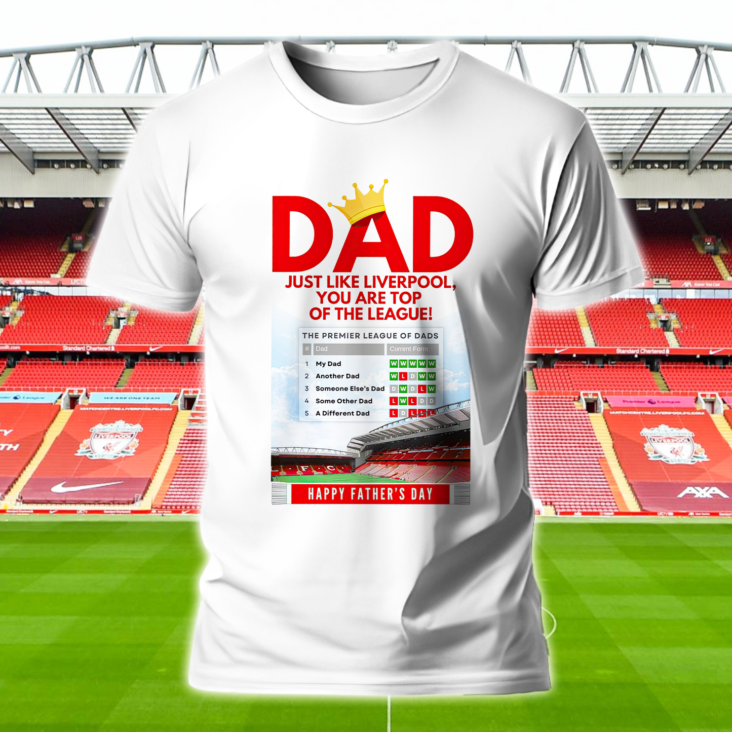 Dad Just Like LIV, You Are Top Of The League Shirt DDTCTND