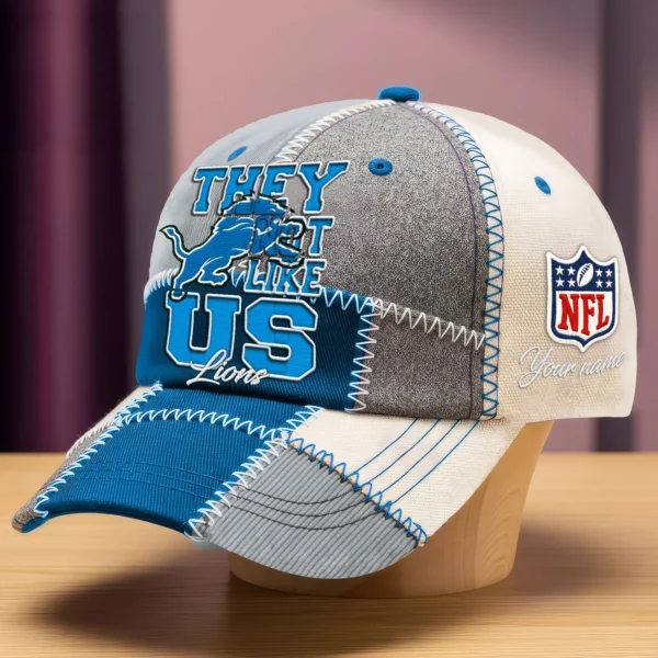 Detroit Lions Premium NFL They Not Like Us Cap V4 NAK
