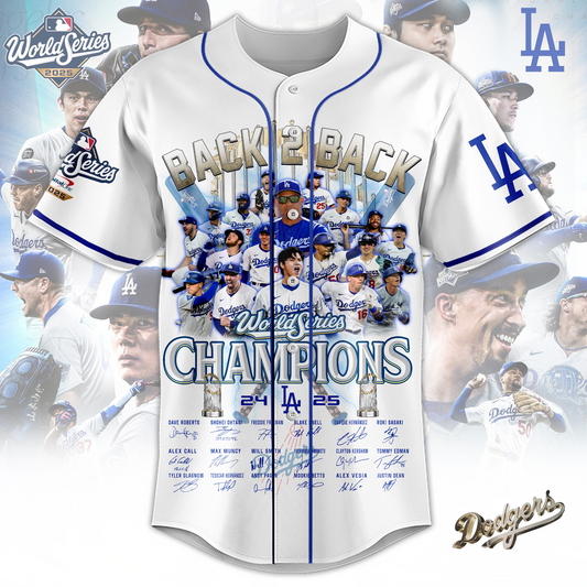 Dodgers 2025 World Series Champions Baseball Jersey  DatND DVT