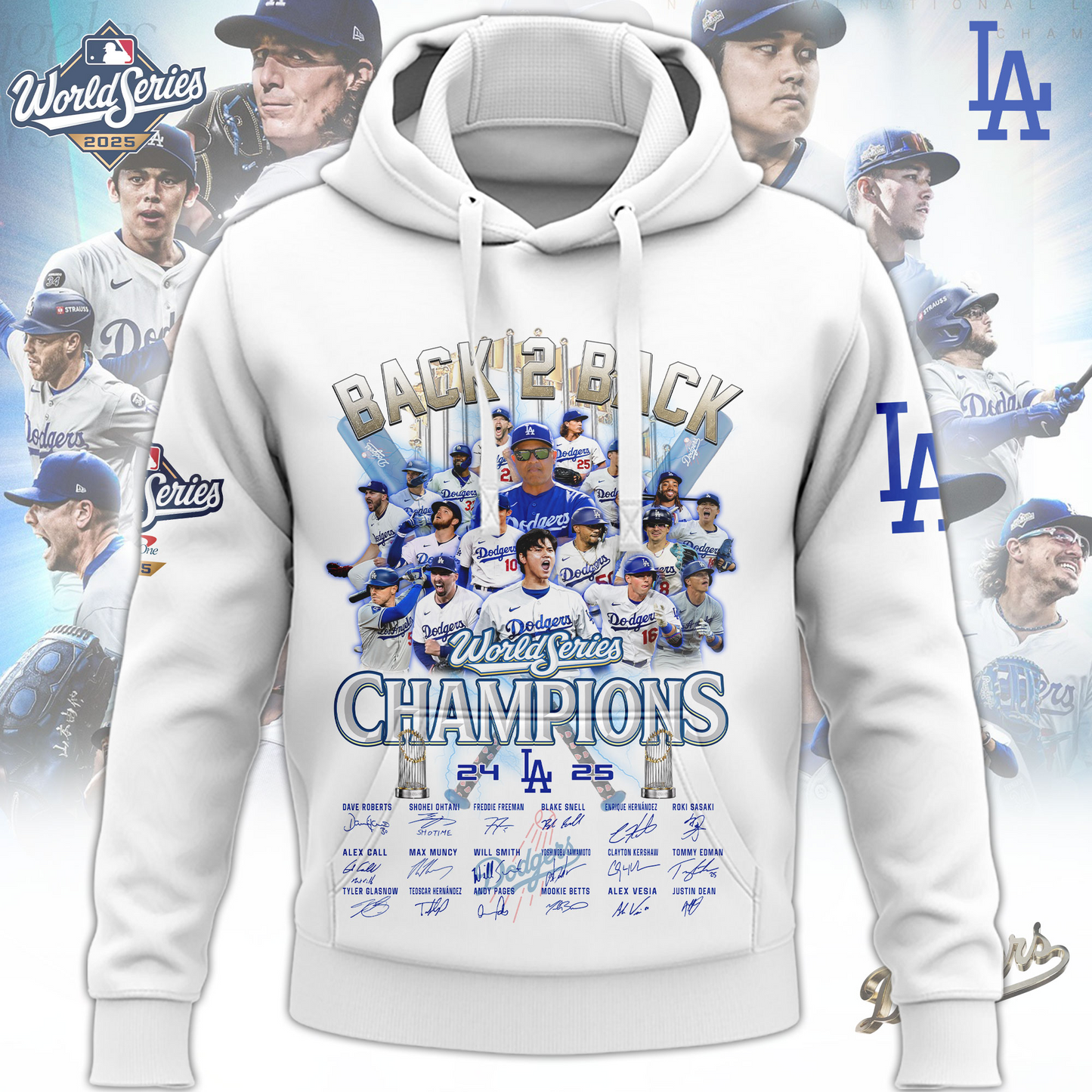 Dodgers World Series Champions 2025 Hoodie DatND DVT