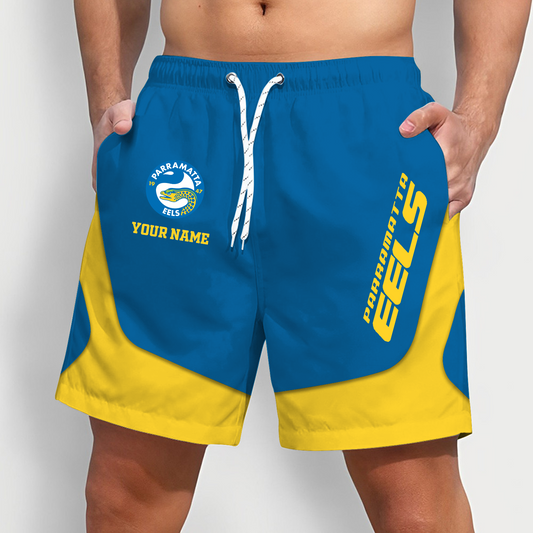 EEL x NRL Team Special Short Pants For Men Custom Name Gifts DATND TANTD