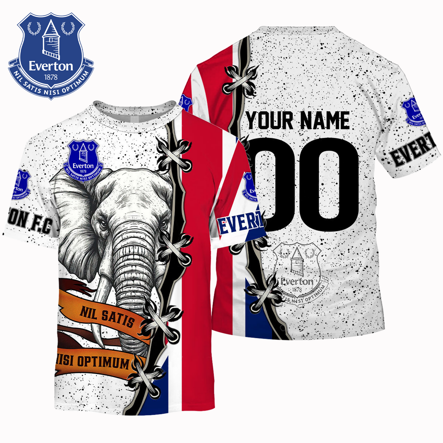 EVE x EPL UK Flag Mascot Design Shirt DDT CTND