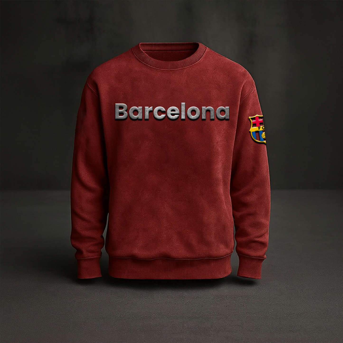 FCB x UEFA Embossed Sweat Shirt DATND TANTD