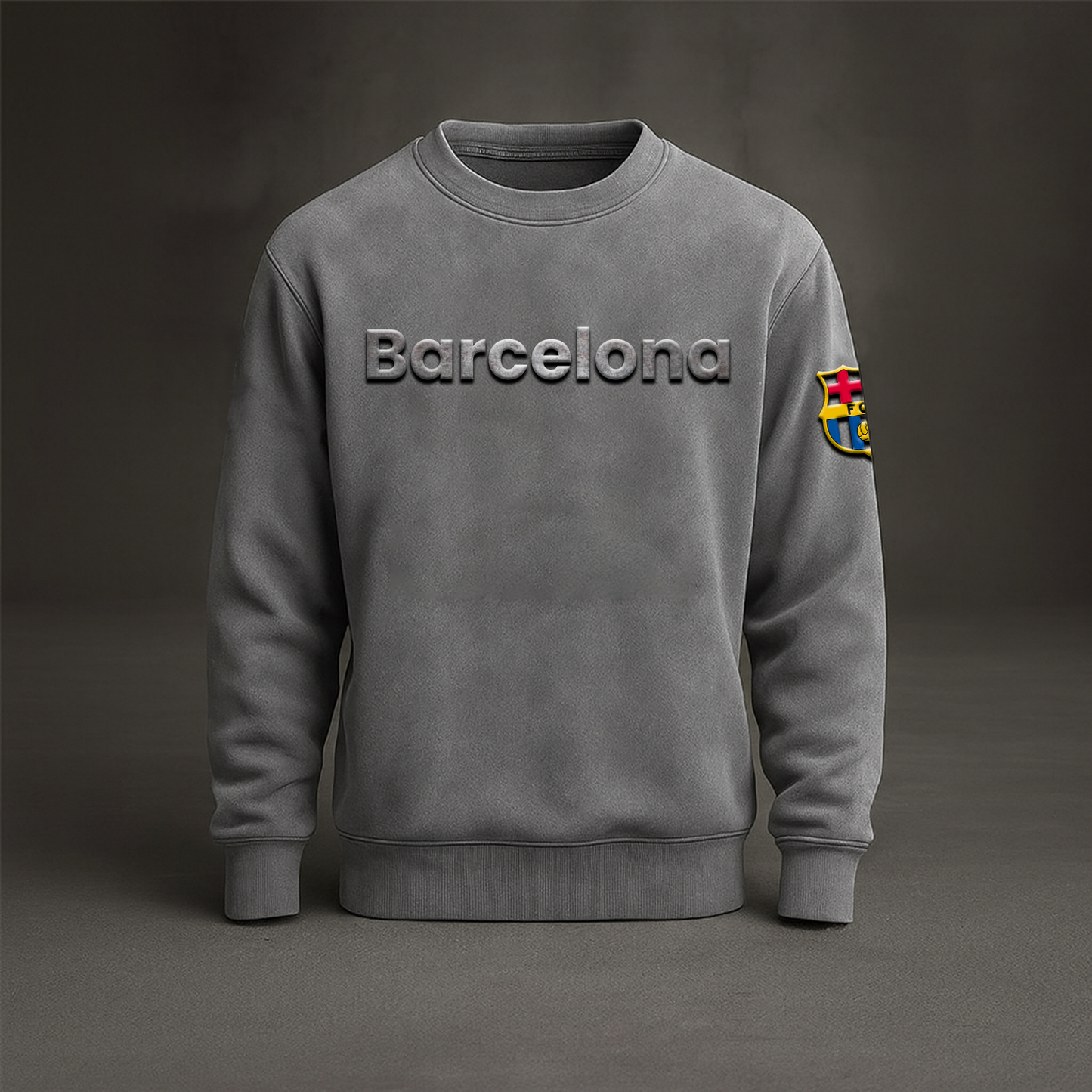 FCB x UEFA Embossed Sweat Shirt DATND TANTD