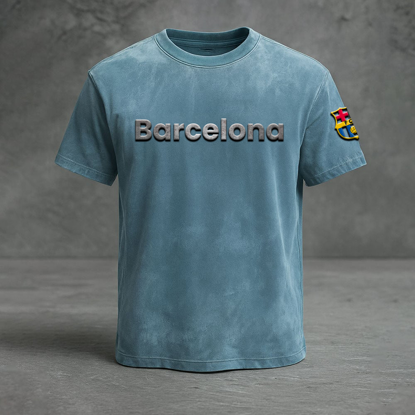 FCB x UEFA Embossed Tshirt DATND TANTD 2310