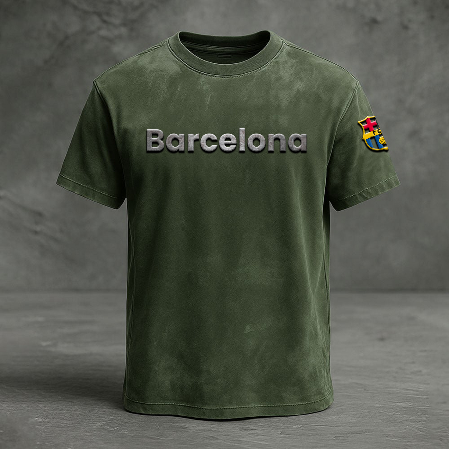FCB x UEFA Embossed Tshirt DATND TANTD 2310