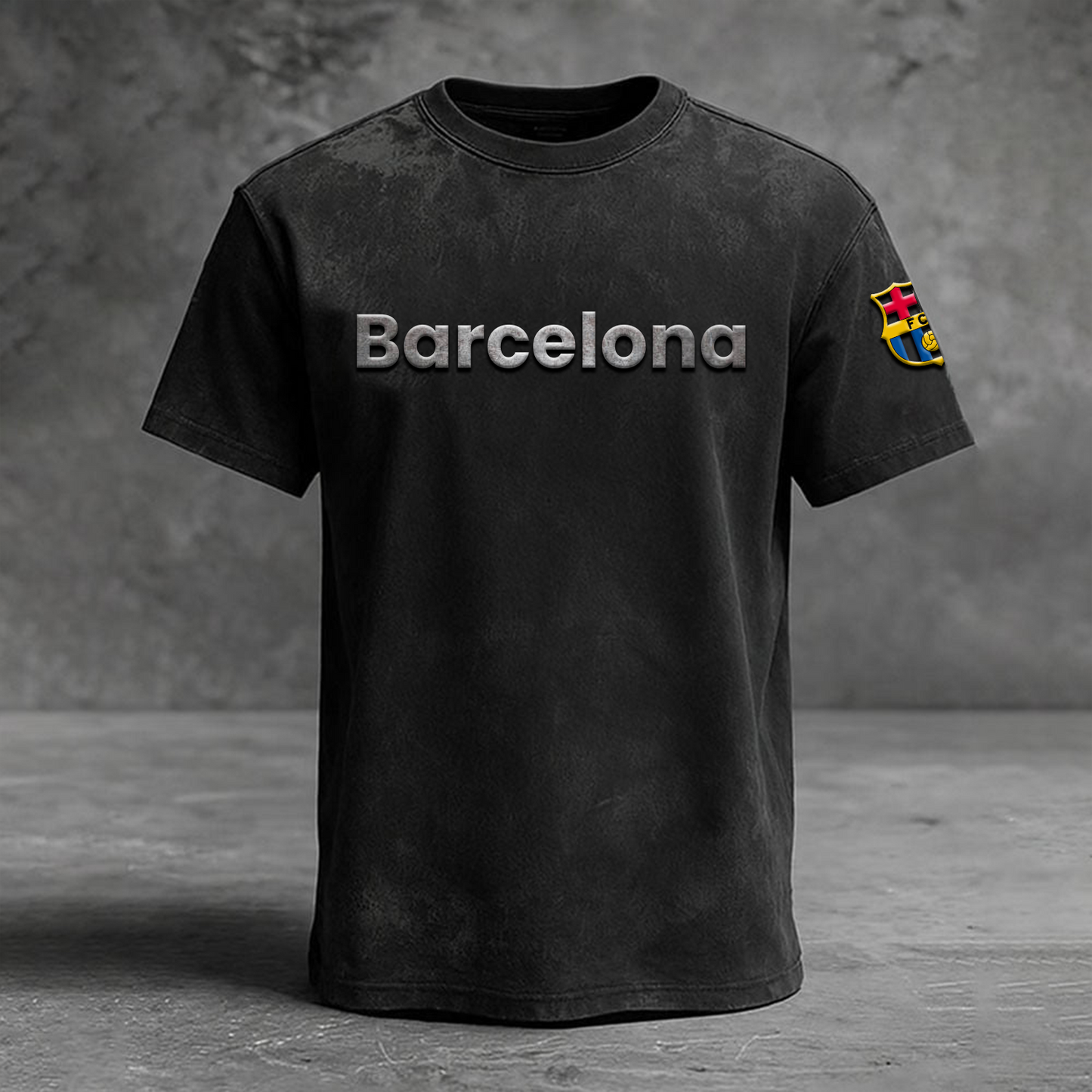 FCB x UEFA Embossed Tshirt DATND TANTD 2310