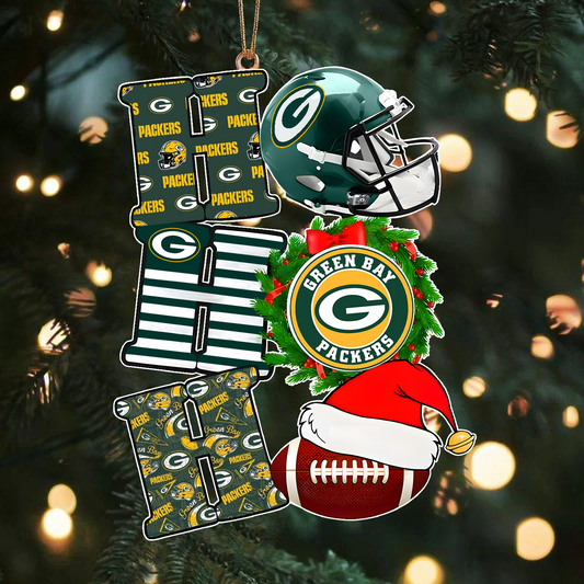 GB x NFL Christmas Ho Ho Ho Ornament 0101 DatND ThuongNH