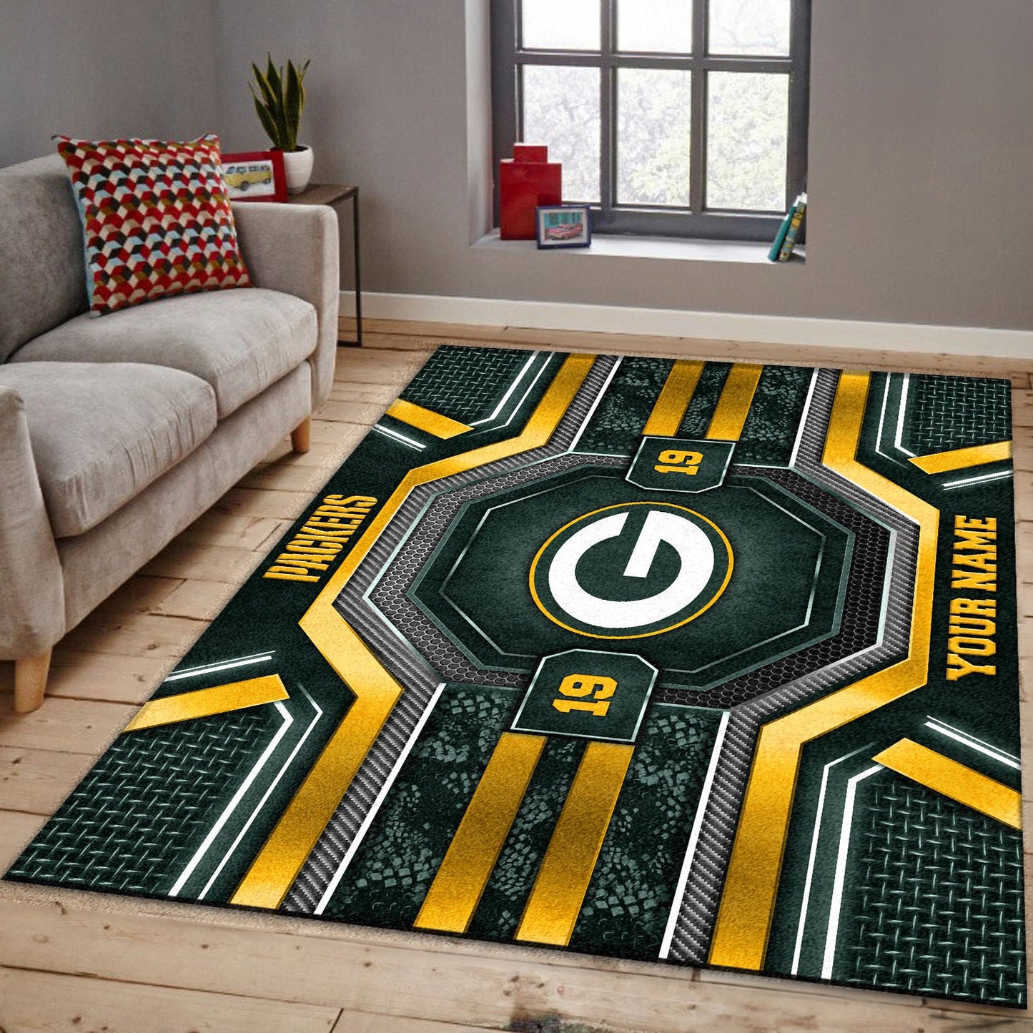 GB x NFL Custom Rug DatND DVT