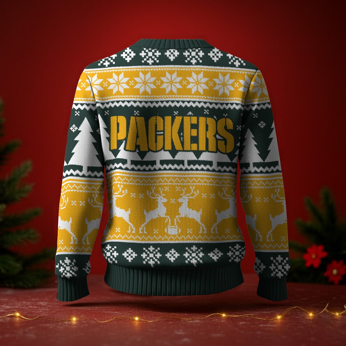 GB x NFL Premium Ugly Christmas Sweater DatND DVT