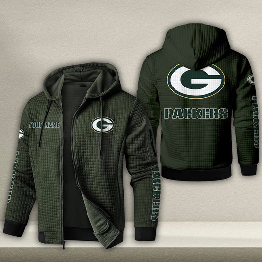 GB x NFL Quilted Zip Hoodie DatND DVT