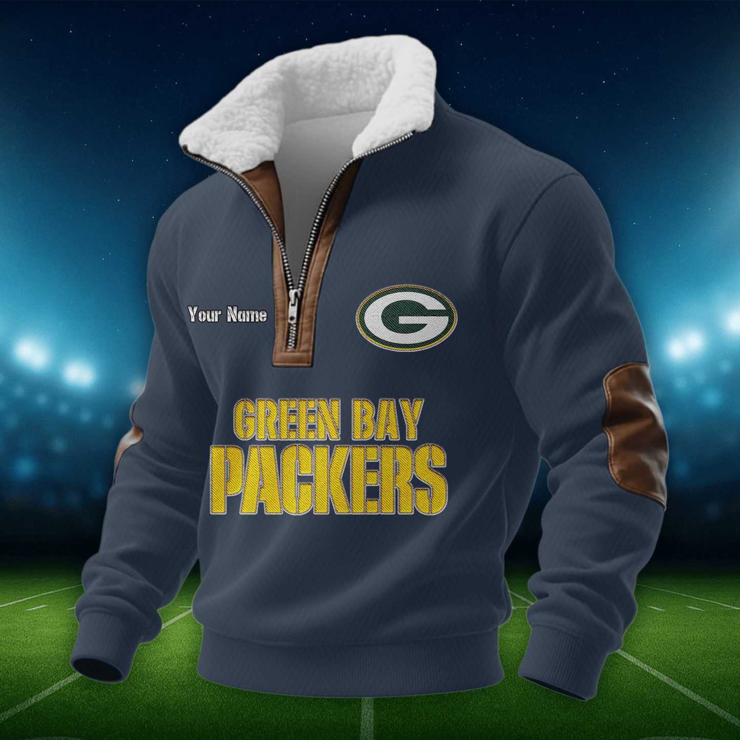 GBP NFL Men Fur Collar Sweatshirt DDT CTND