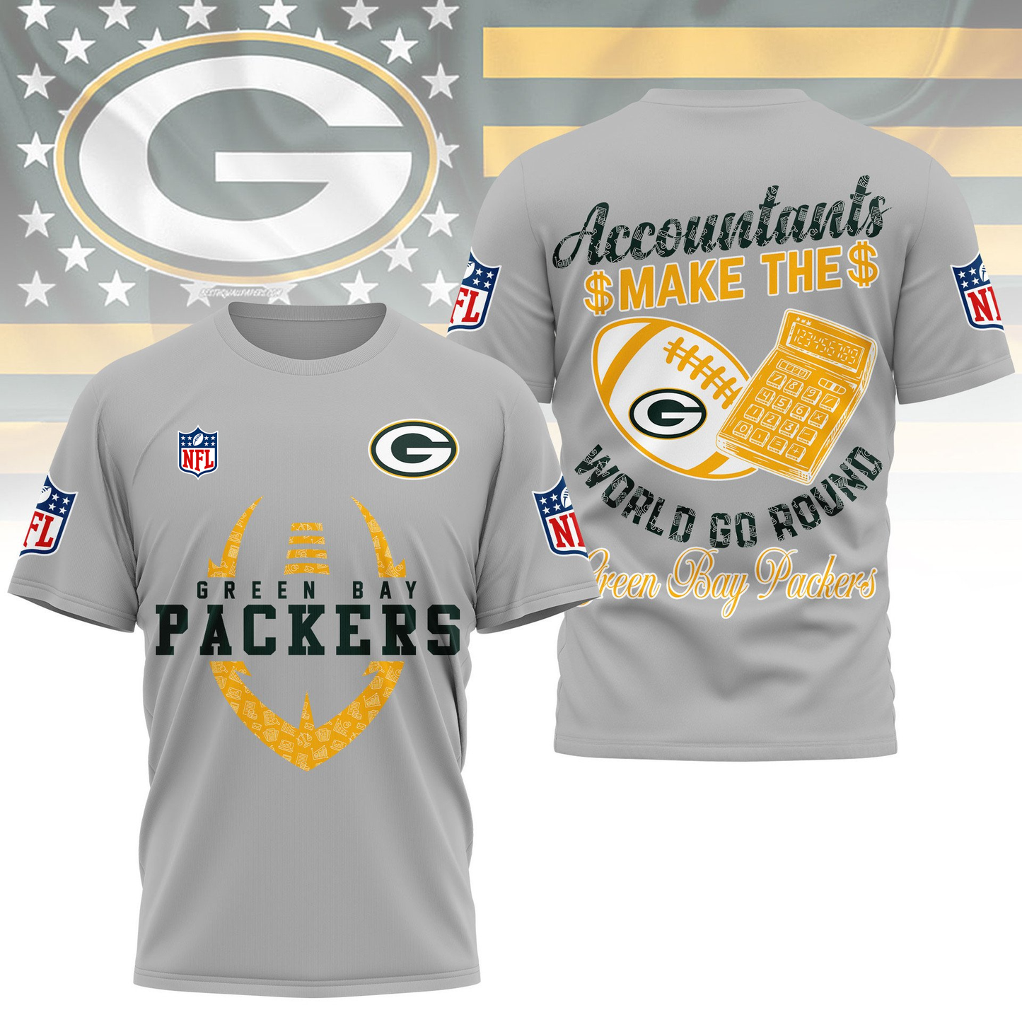 GBP Premium NFL Accountant Pride Fan 3D Shirt DDT CTND