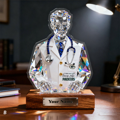 GBP Premium NFL Doctor Crystal Style Desktop Ornament DDT 101125 HLPHUONG