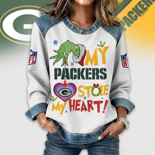 GBP Premium NFL Grinch Women‘s Casual Sweatshirt DDT 081125 NTL