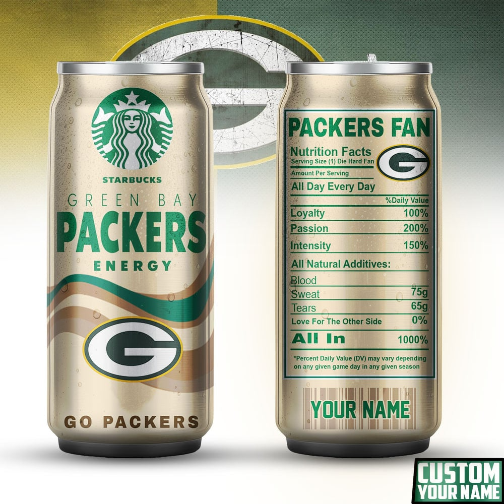 GBP Premium NFL Starbucks Energy Can Tumbler DDT  NTL