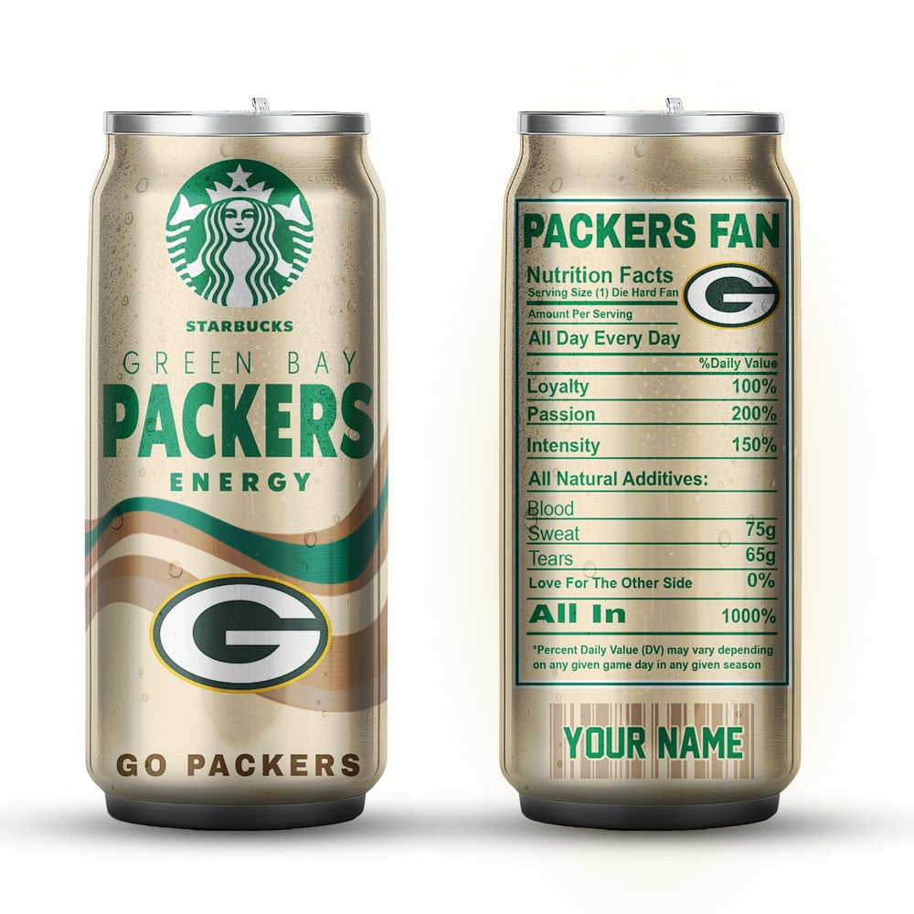 GBP Premium NFL Starbucks Energy Can Tumbler DDT  NTL