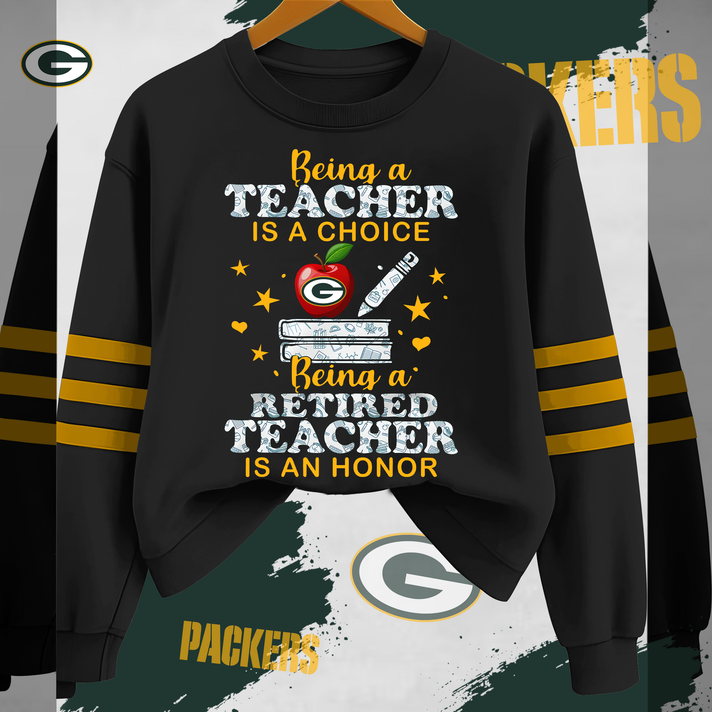 GBP Premium NFL Teacher Honor 3D Sweatshirt DDT HLPHUONG
