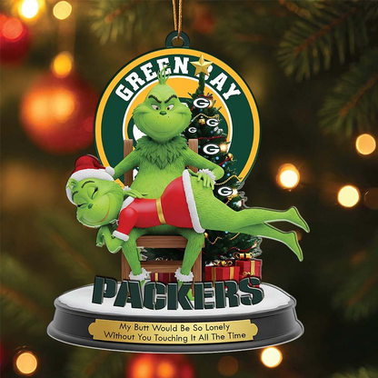 GBP Premium NFL x Grinch Acrylic Ornament DDT NTL