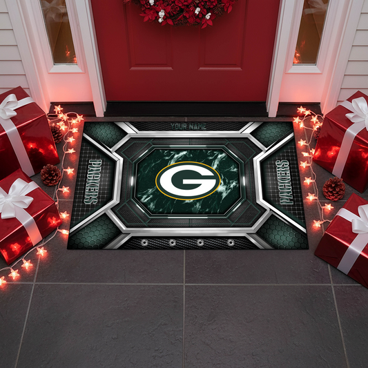 GBP x NFL Personalized Sport Doormat, Gifts For Christmas DDT NTL