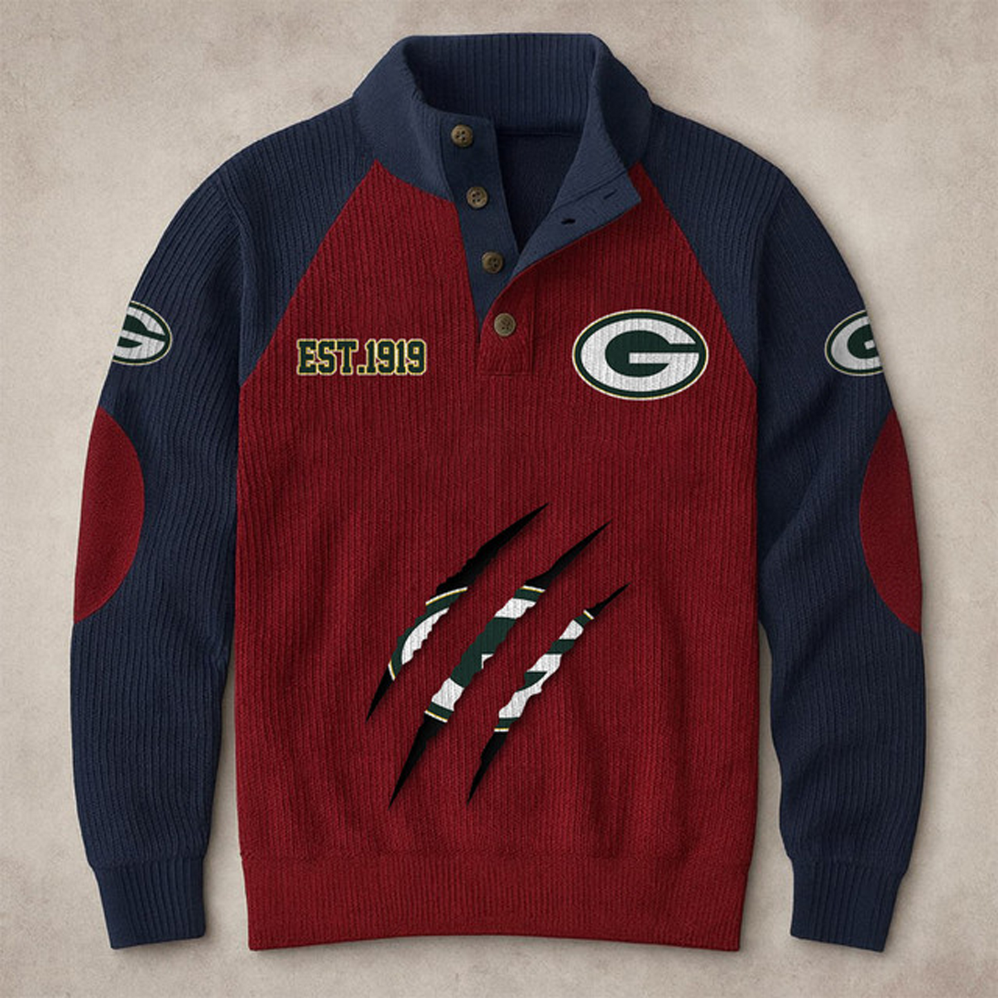 GB X NFL corduroy colorblock long sleeves V1 NAK THUONGNH