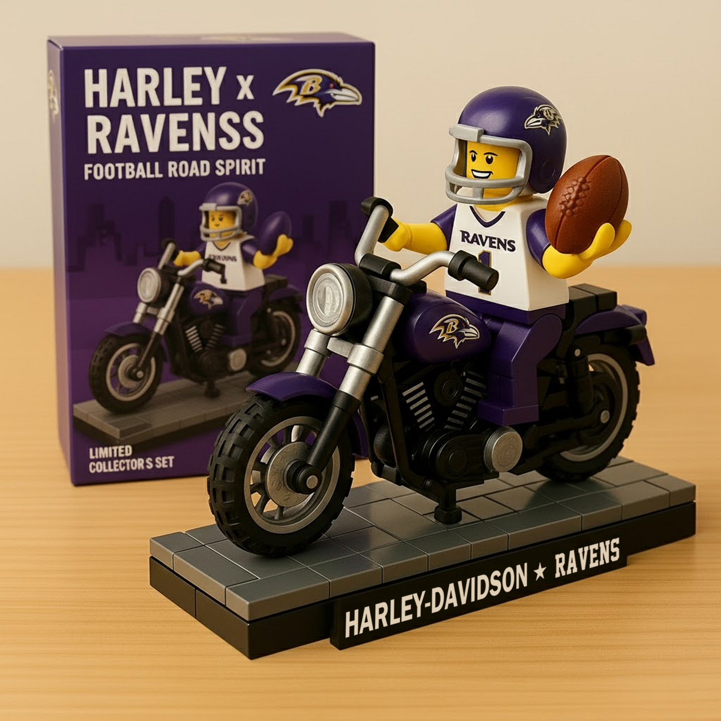 HD x BAL NFL Humorous Building Block Set DatND DVT
