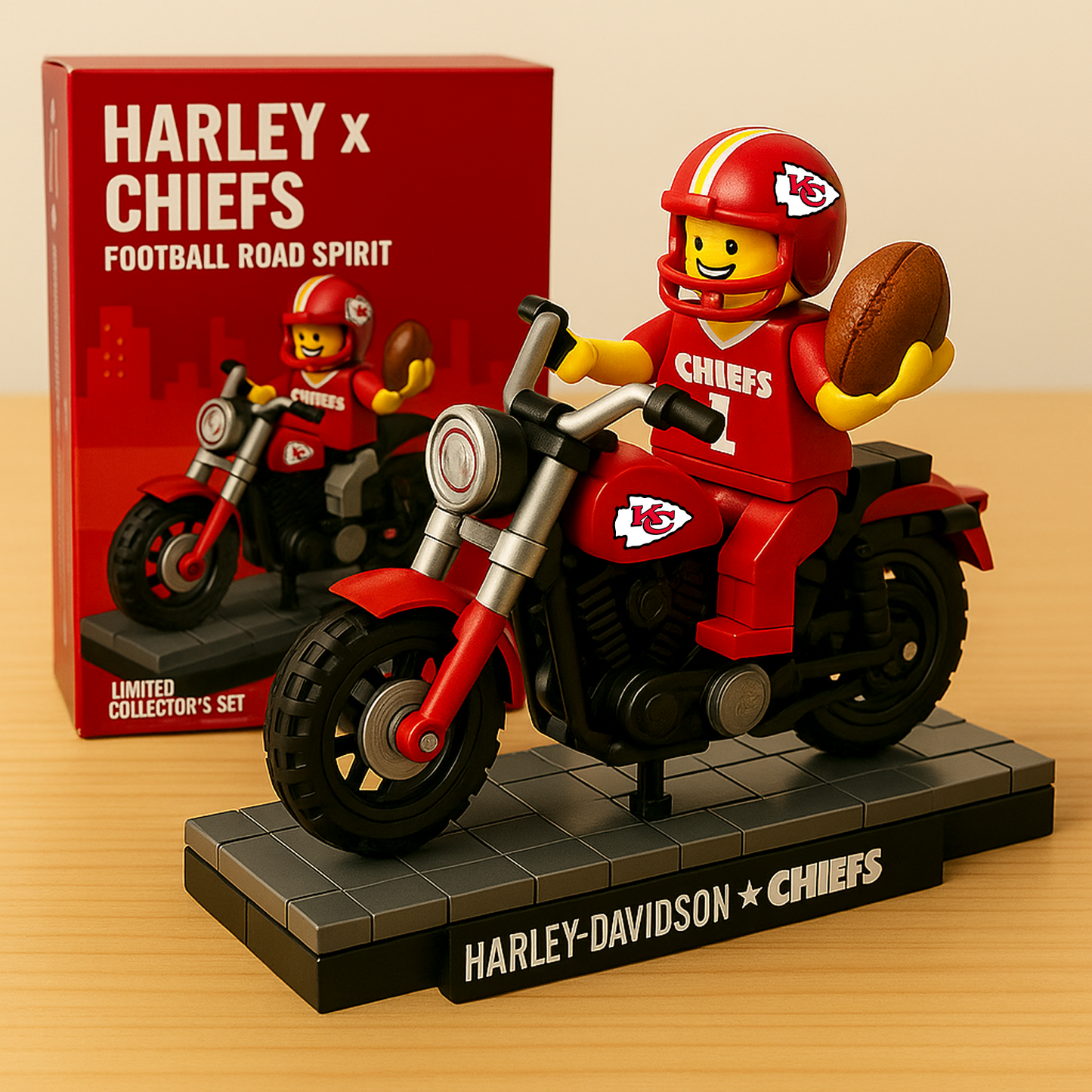 HD x KC NFL Humorous Building Block Set DatND DVT