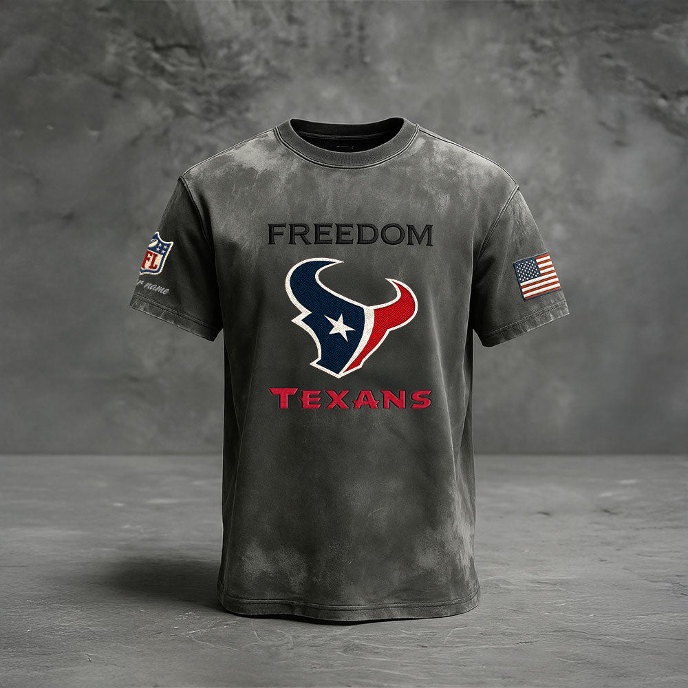 HOU Premium NFL The Freedom Washed Tee DatND DVT