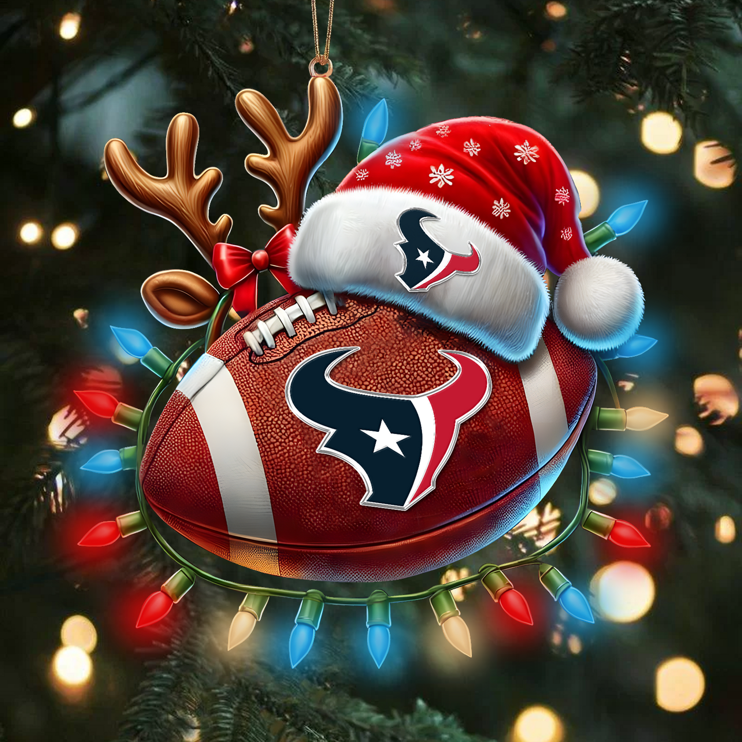 HOU x NFL Christmas Lights Football Ornament 0110 DatND ThuongNH