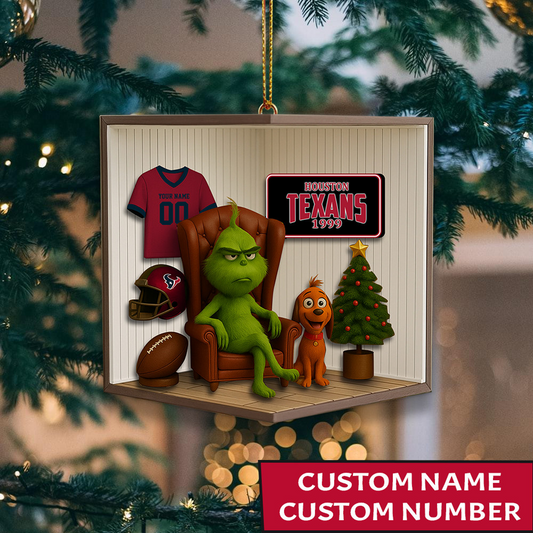 HOU x NFL Christmas Ornament DatND DVT