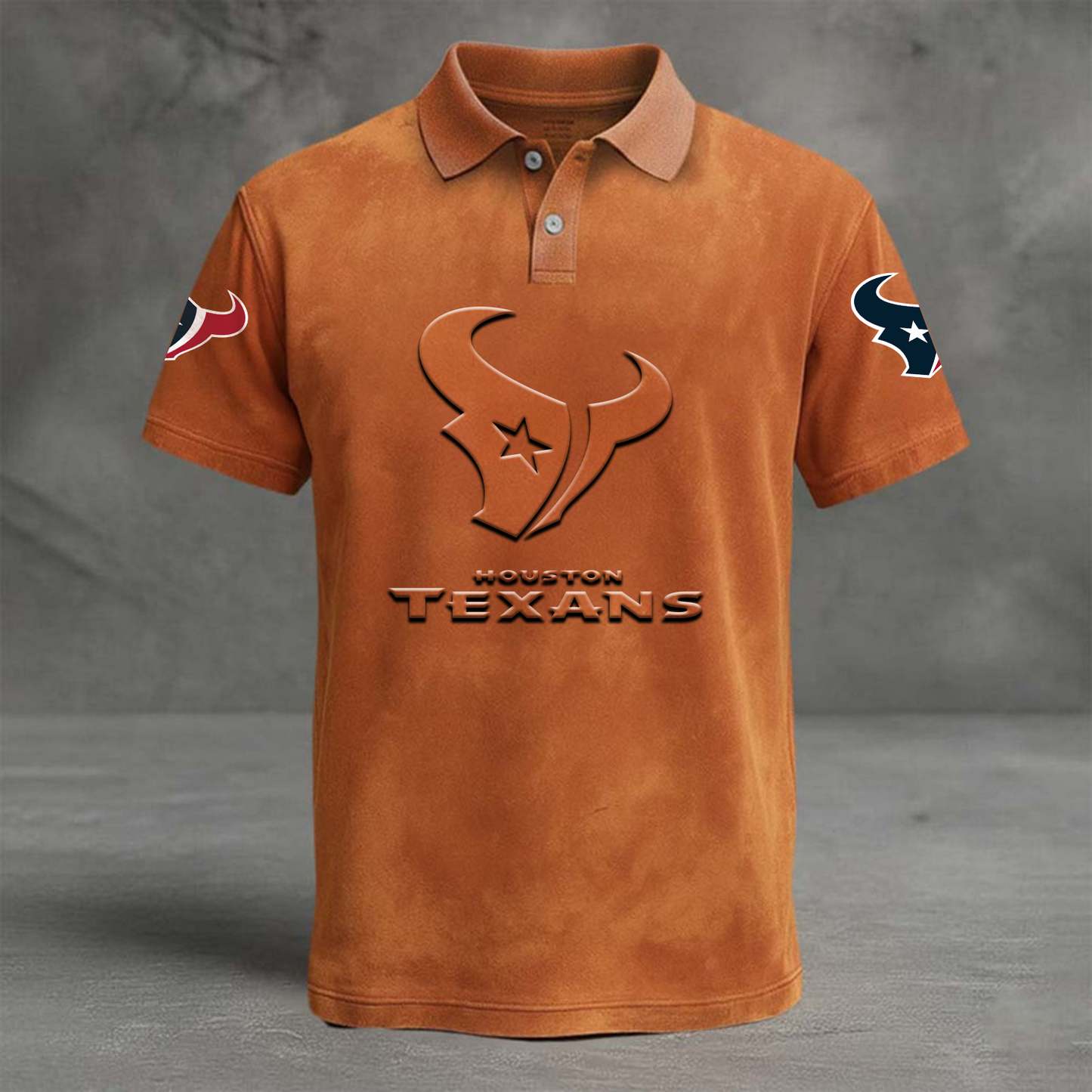 HOU x NFL Embossed Polo Shirt DATND TANTD