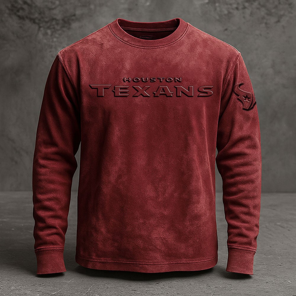 HOU x NFL Embossed SweatShirt DATND TANTD KAN