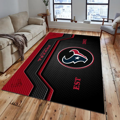 HOU x NFL Modern Sports Living Room Rug DatND DVT