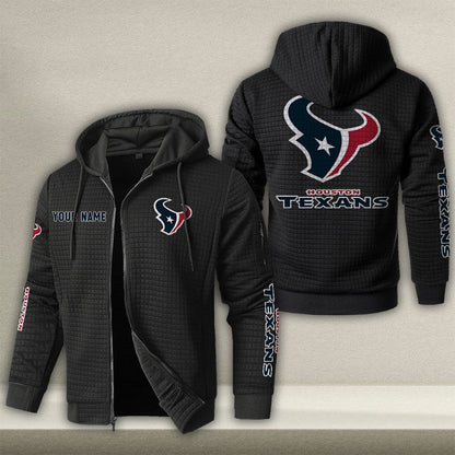 HOU x NFL Quilted Zip Hoodie DatND DVT