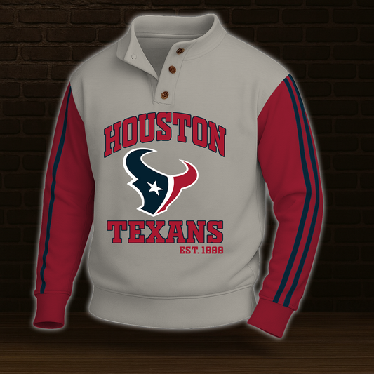 HOU x NFL Stand Collar Sweatshirt DATND TANTD 031025