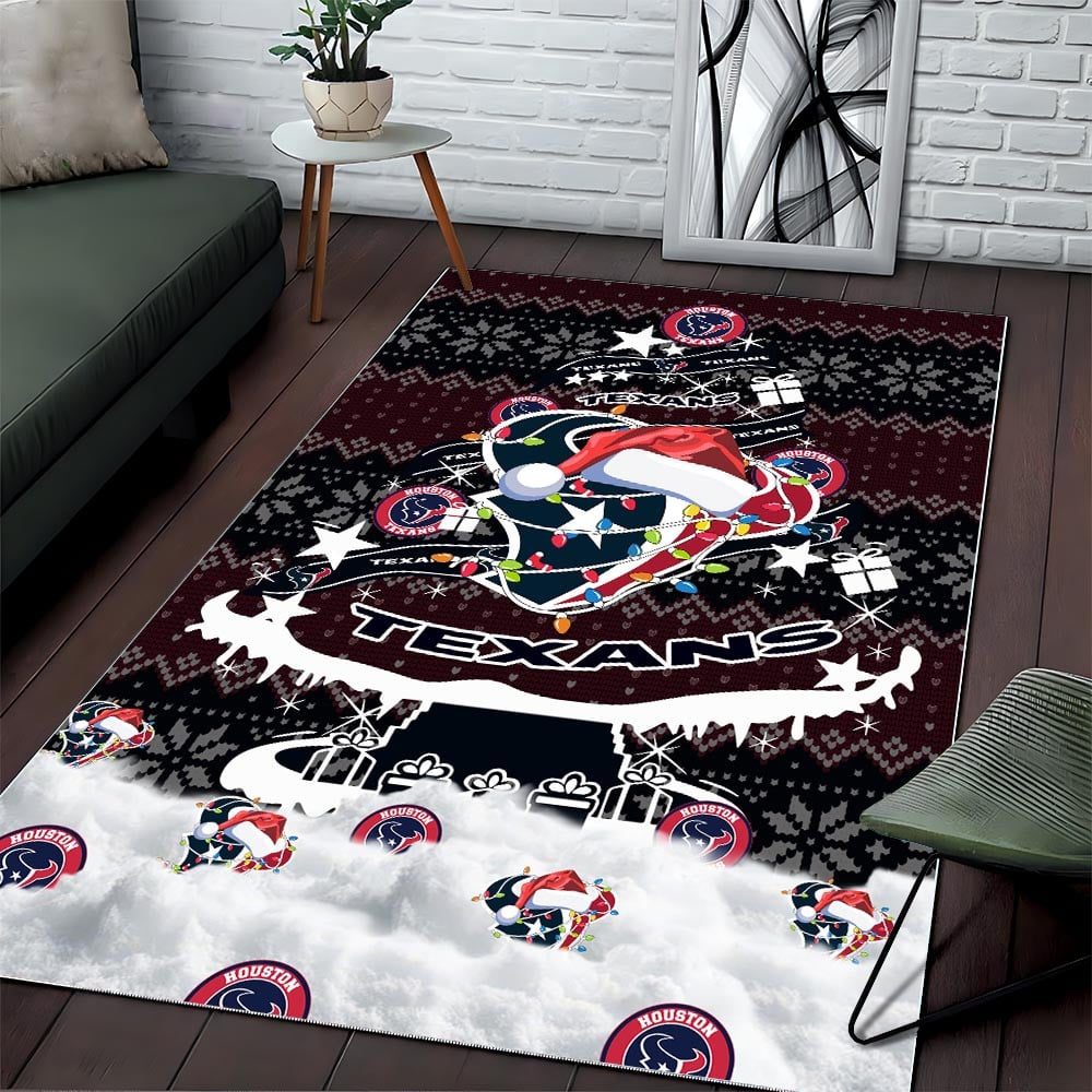 HT NFL Chrismas Carpet Rug DDT NTL