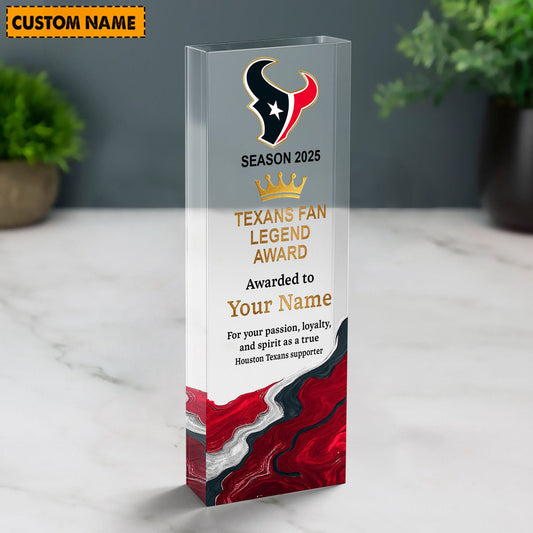 HT NFL Personalized Acrylic Award Plaque Funny Christmas Gift For Family DDT NTL
