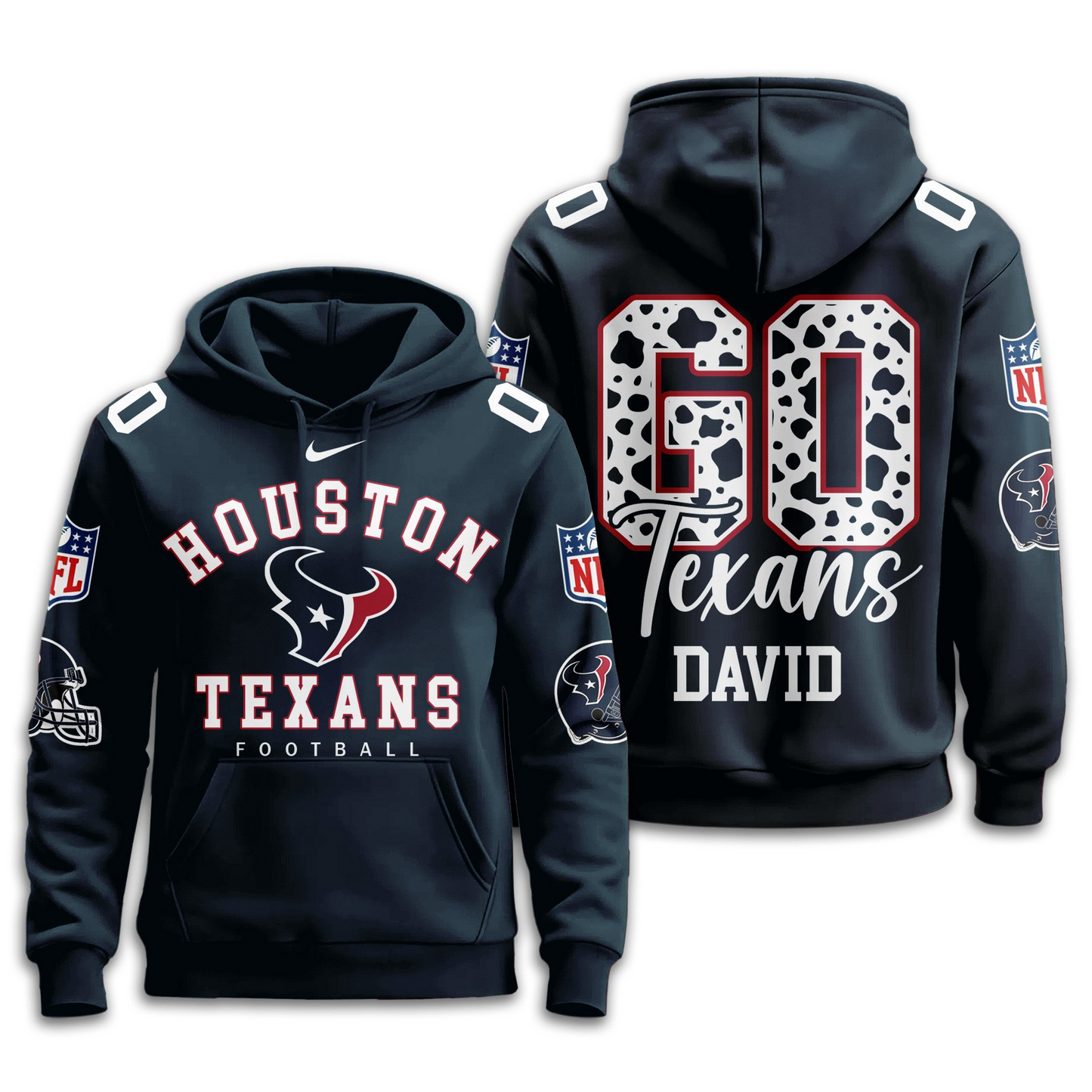 HT Premium NFL Custom Game Day Hoodie DDT NTL