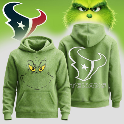HT Premium NFL Grinch Christmas Hoodie DDT CTND