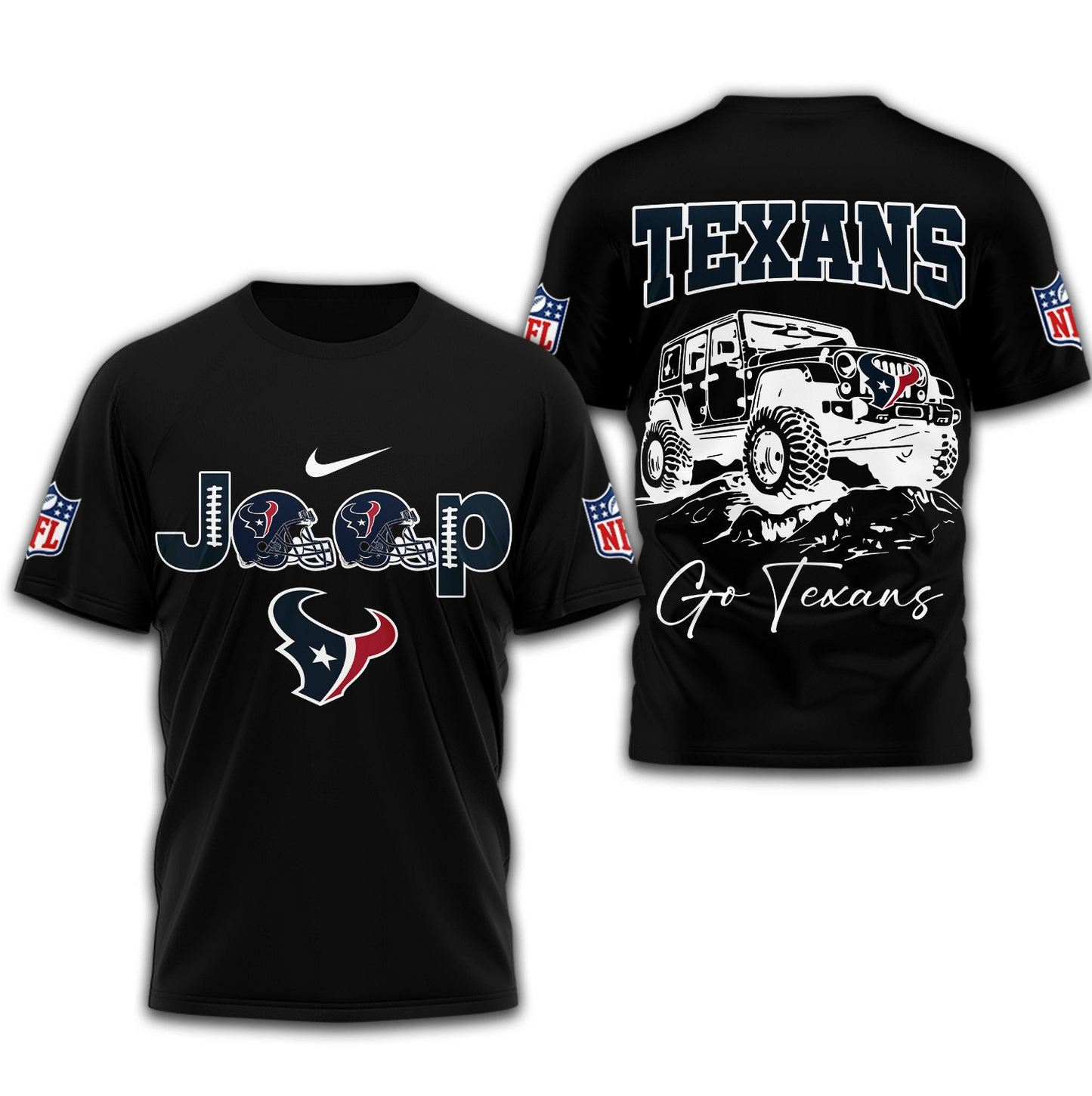 HT Premium NFL Jeep 3D Shirt DDT 101125 NTL