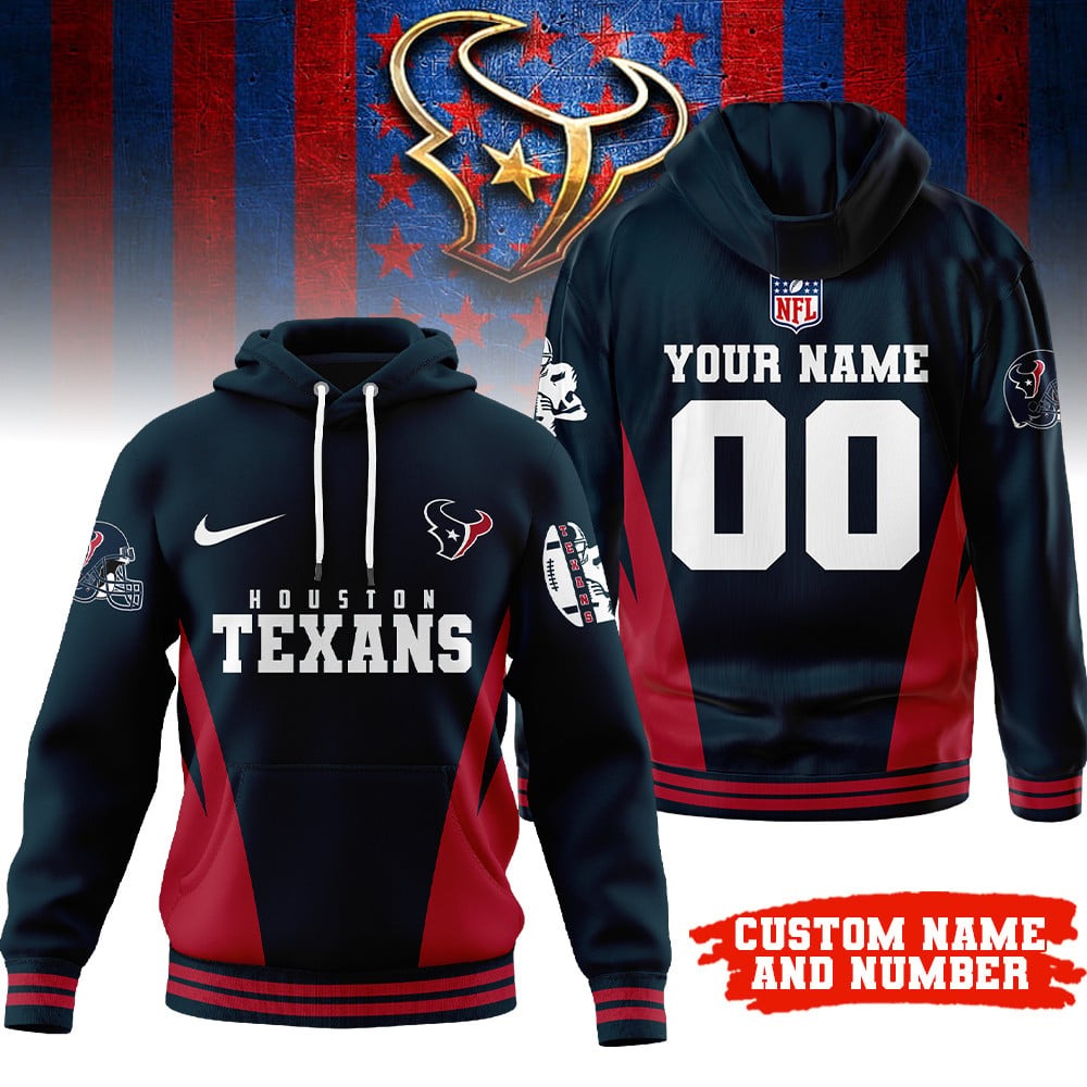 HT Premium NFL Personalized Fan Hoodie DDT NTL