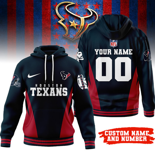 HT Premium NFL Personalized Fan Hoodie DDT NTL