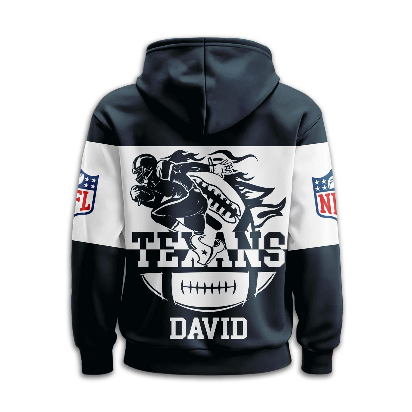HT Premium NFL Touchdown Spirit Personalized Hoodie DDT CTND
