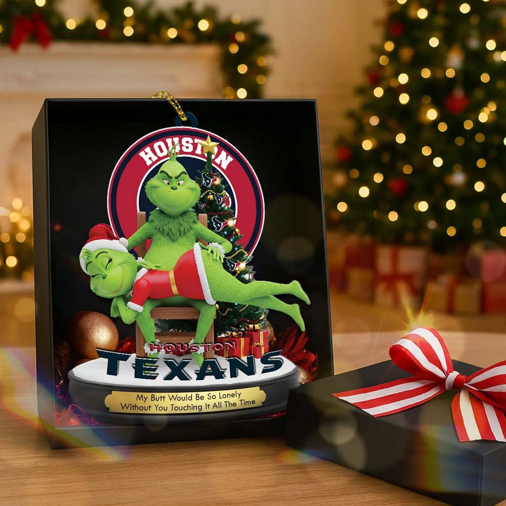 HT Premium NFL x Grinch Acrylic Ornament DDT NTL