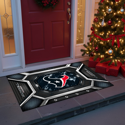 HT x NFL Personalized Sport Doormat, Gifts For Christmas DDT NTL