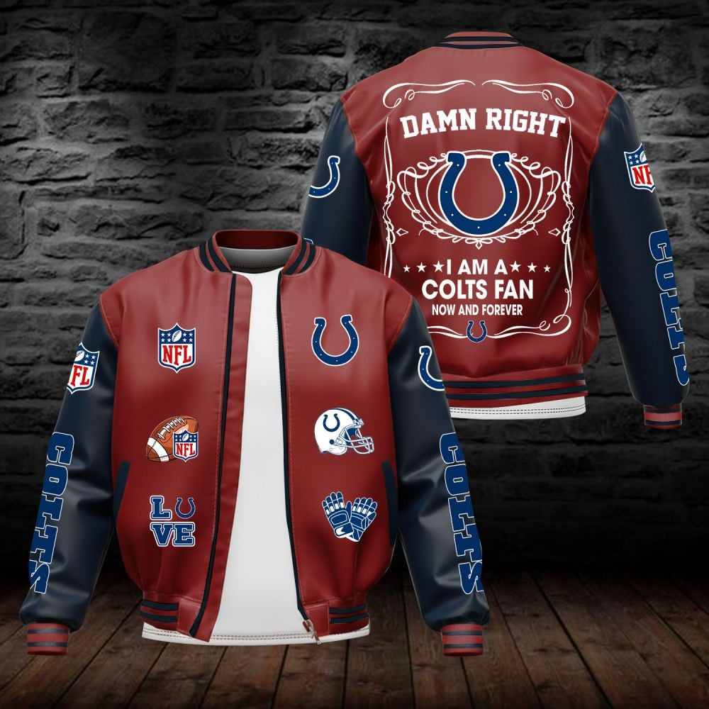 IC NFL Premium Leather Bomber Jacket DDT HLPHUONG