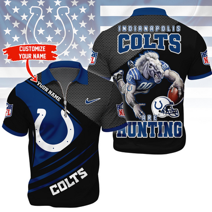 IC Premium NFL Game Day Polo With Zipper Shirt DDT NTL