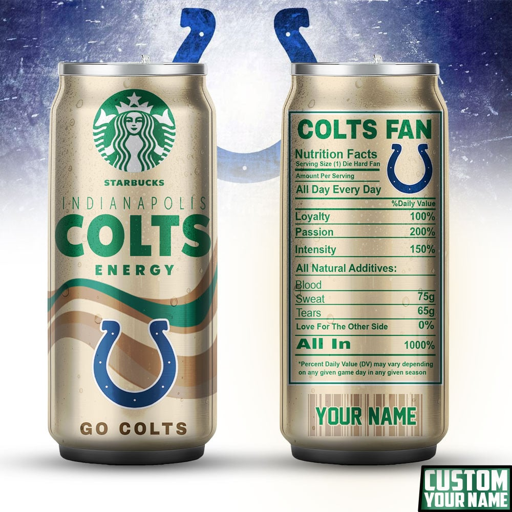 IC Premium NFL Starbucks Energy Can Tumbler DDT  NTL