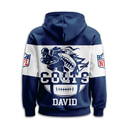 IC Premium NFL Touchdown Spirit Personalized Hoodie DDT CTND
