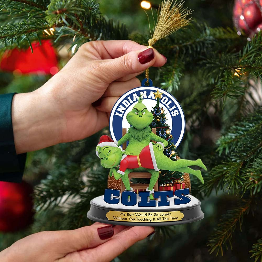 IC Premium NFL x Grinch Acrylic Ornament DDT NTL